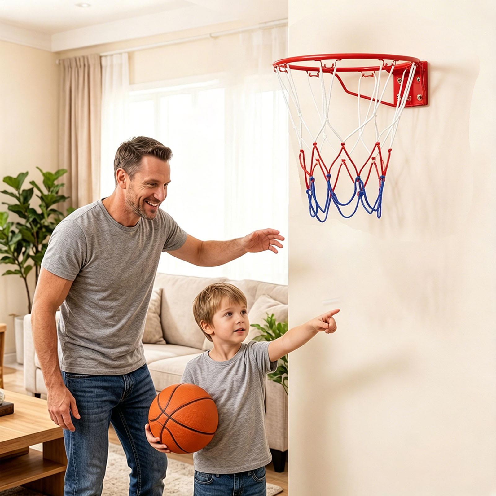 Home Gym And Basketball Court - Basketball Rim Hangable Sports Ball Hoop