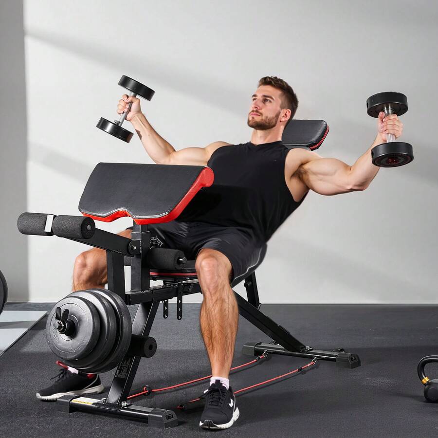 Home Gym Leg Extension - Weight Bench, 800lbs Adjustable Weight Bench