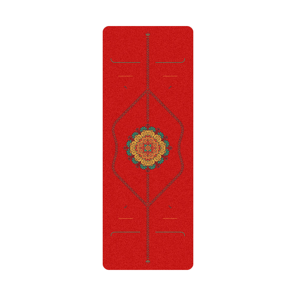 Home Gym Yoga Mat - Zen Rhyme Frosted Pu Natural Rubber
