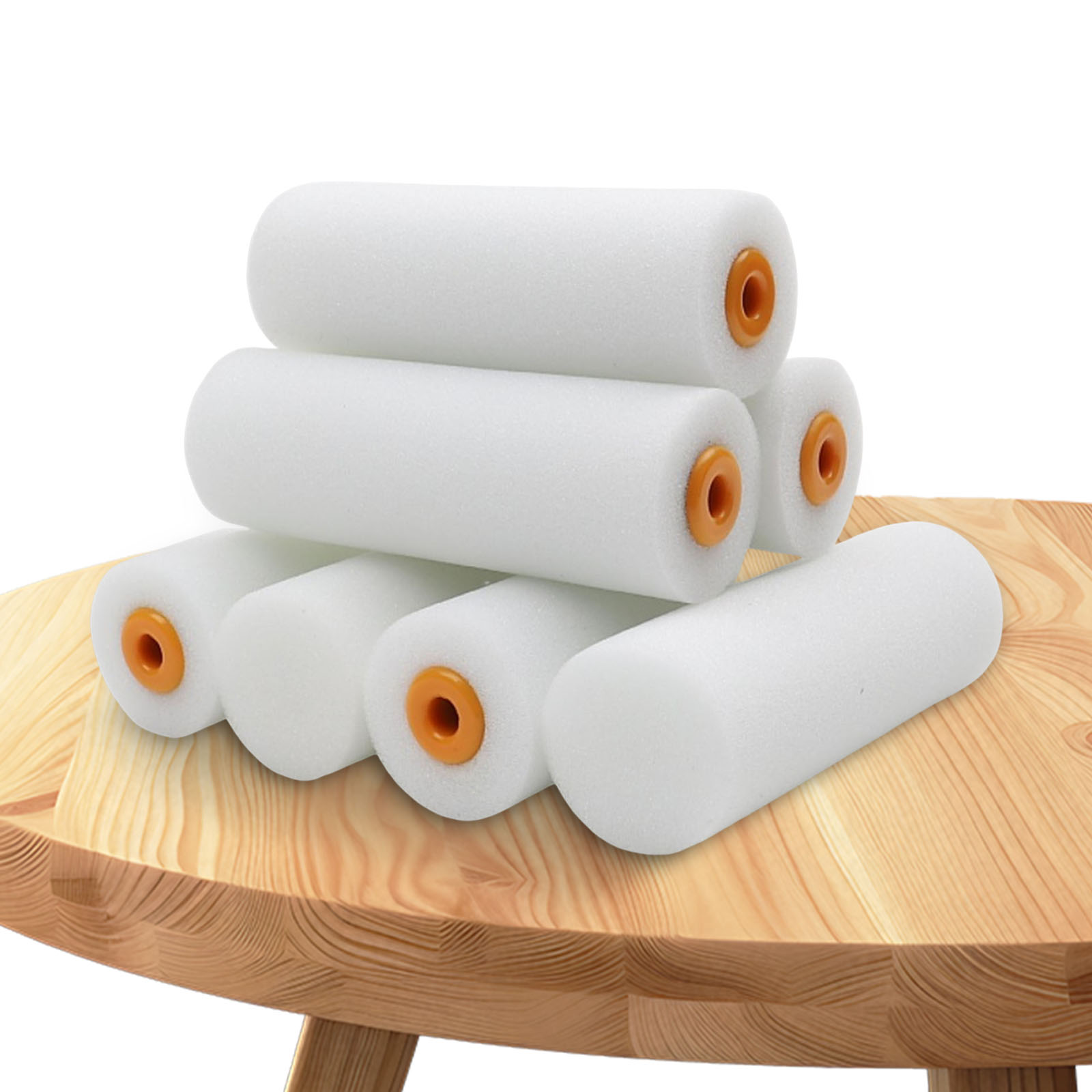 Foam Roller High Density - 10 Pack Foam Paint Rollers 4
