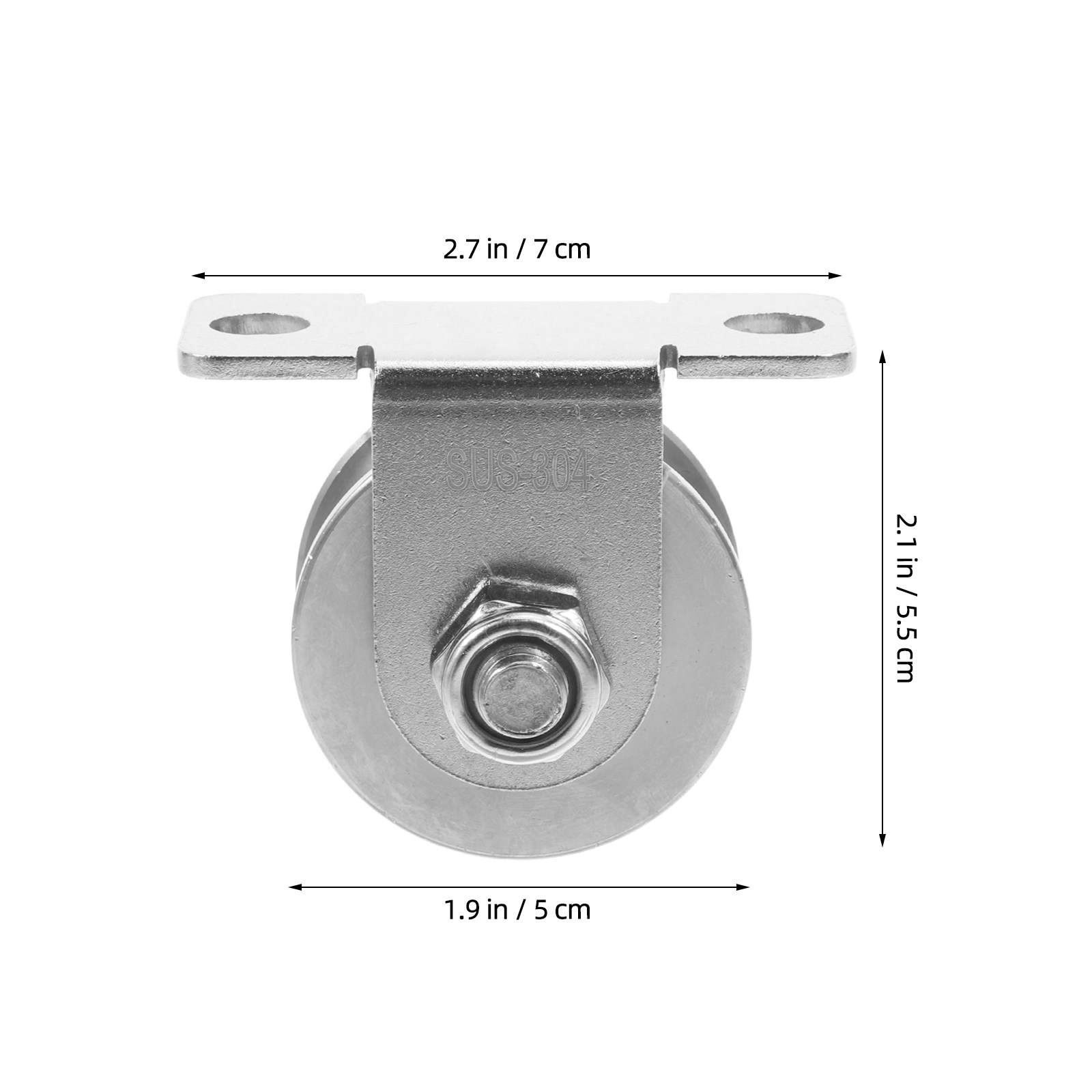 2Pcs Stainless Steel Cable Pul - Cable Pulley System 评论和价格