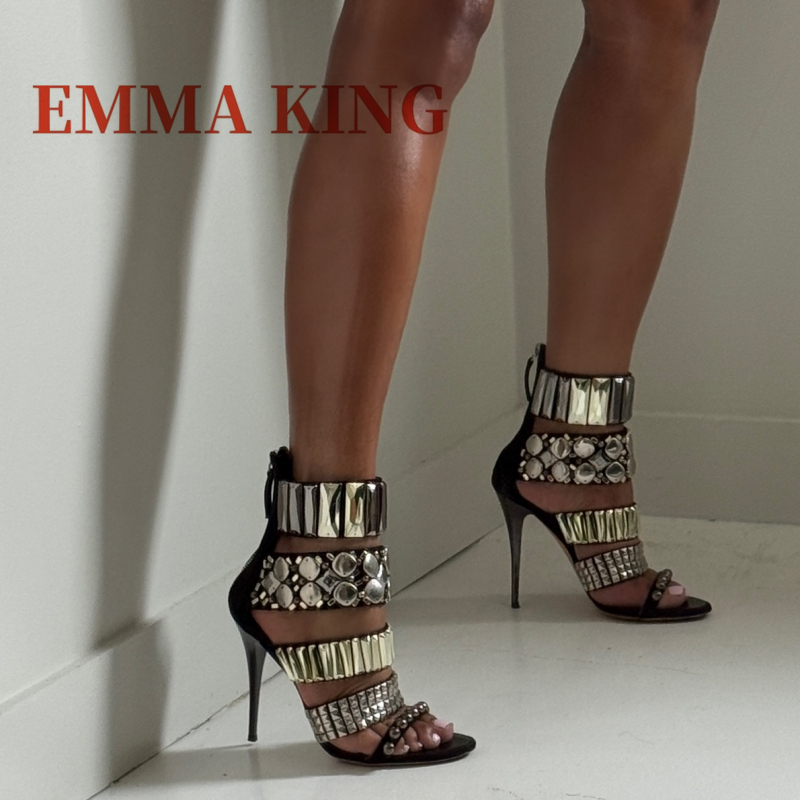 Black Embellished Ankle Strap  - Ankle Strap Attachment 评论和价格