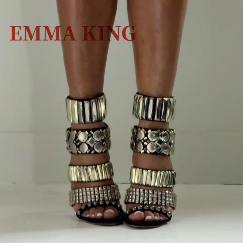 Black Embellished Ankle Strap  - Ankle Strap Attachment 评论和价格