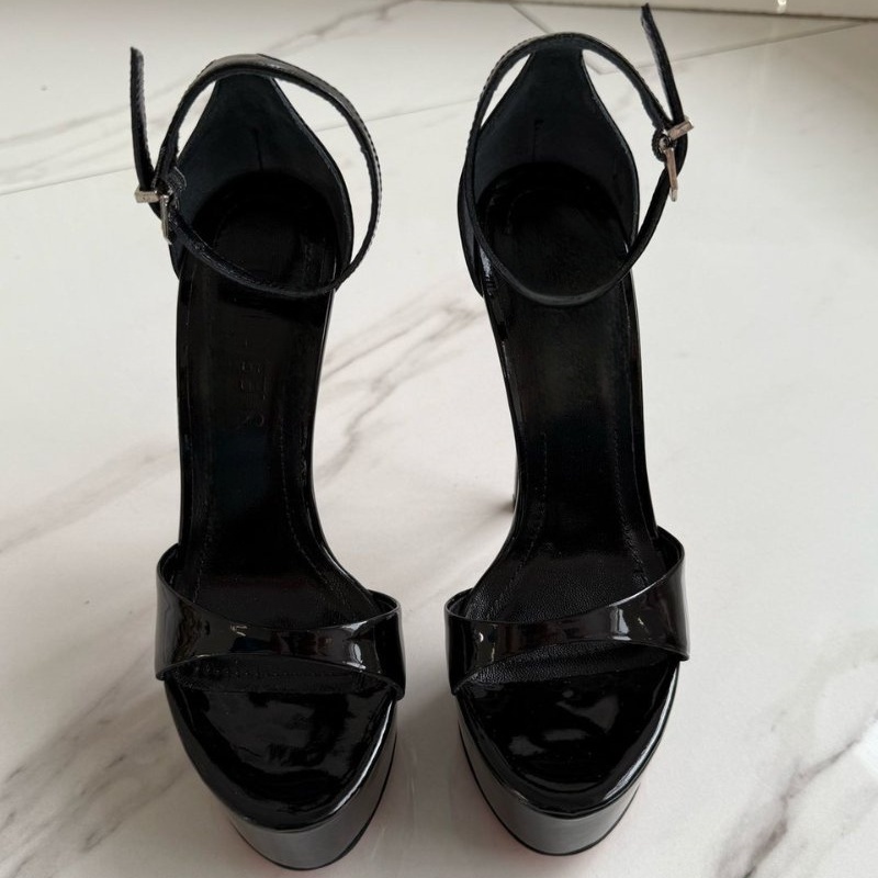 Women Summer High Heeled Sanda - Ankle Strap Attachment 评论和价格