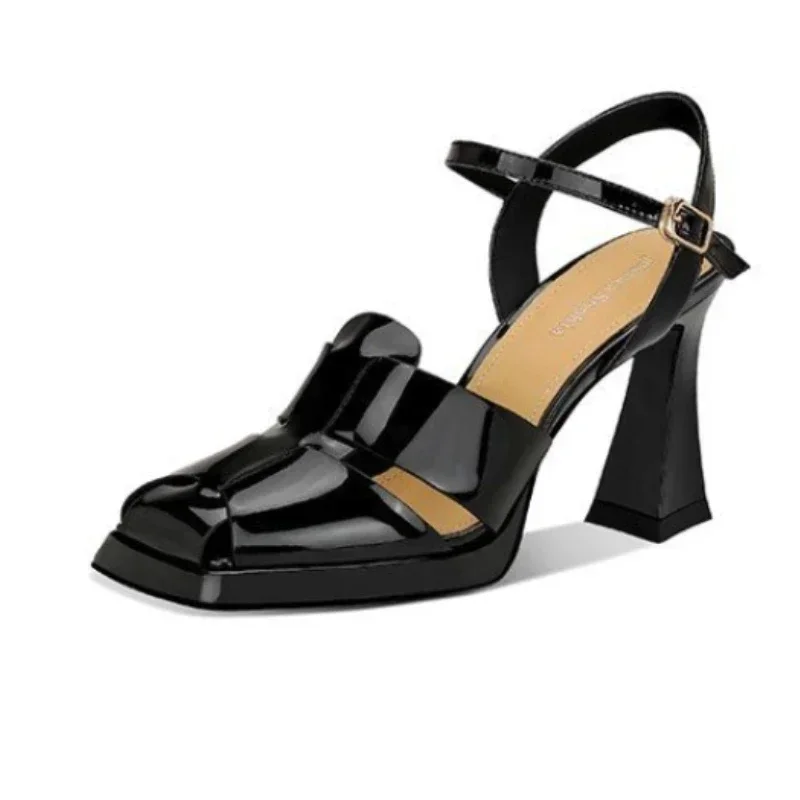 Women's High Heel Sandals Fash - Ankle Strap Attachment 评论和价格