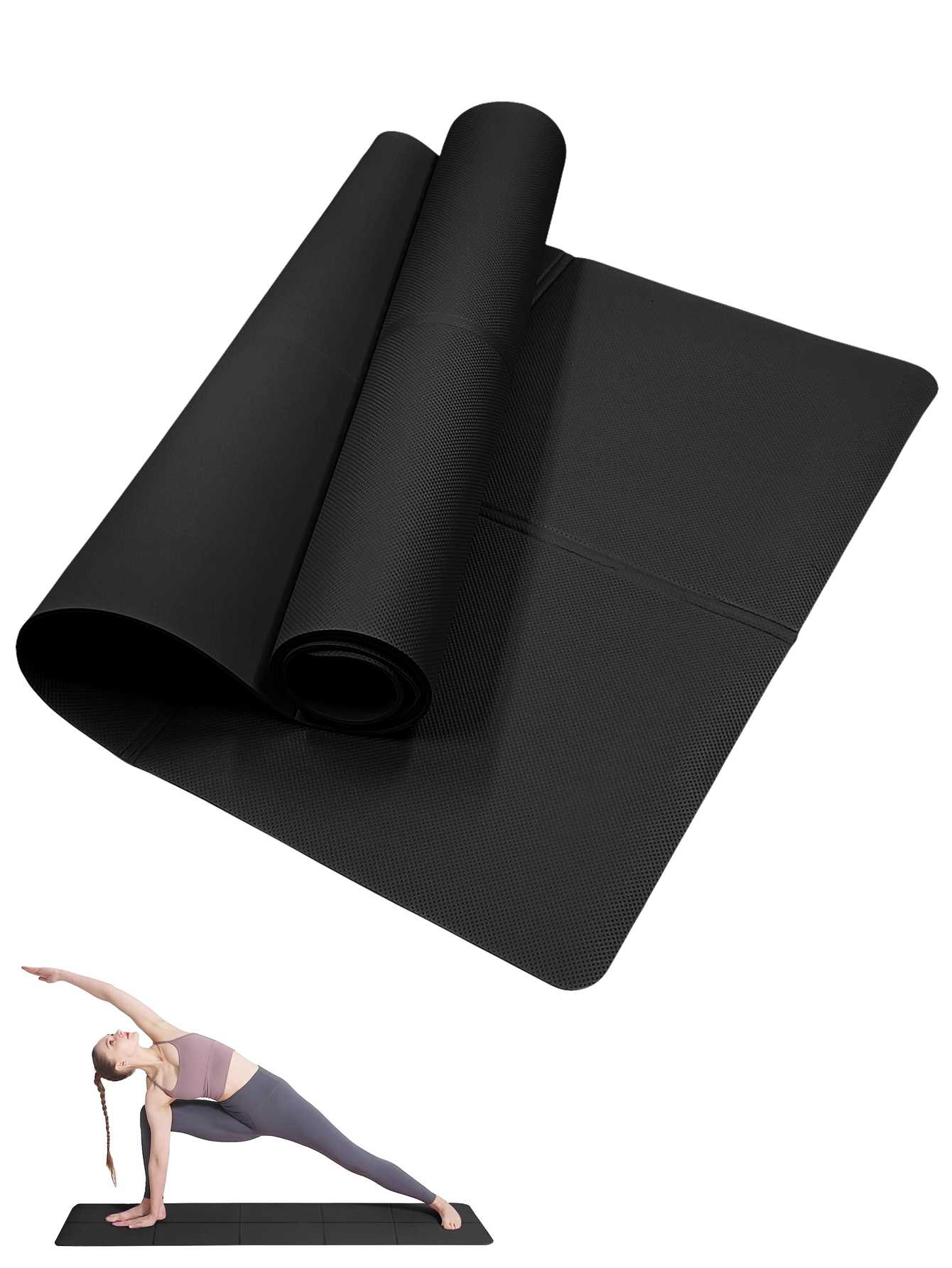 Foldable Yoga Mat Black Eco Fr - Home Gym Yoga Mat 评论和价格
