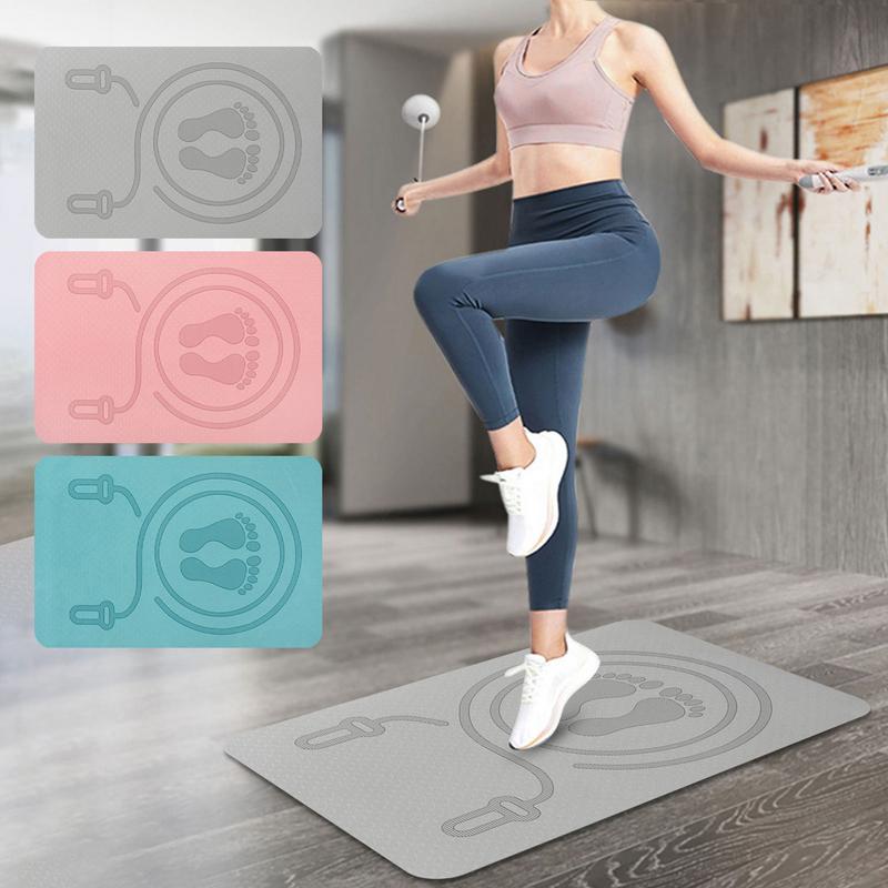 6mm Jump Rope Mat TPE Material - Home Gym Yoga Mat 评论和价格