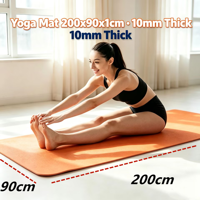 Yoga Mat 200*90cm High Elastic - Home Gym Yoga Mat 评论和价格