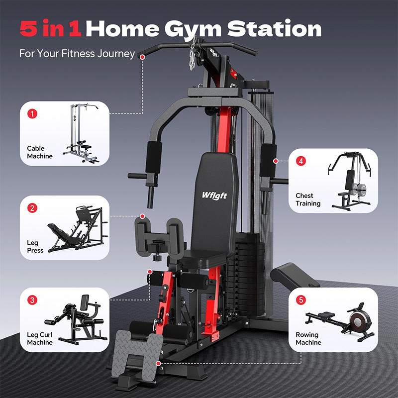 Pooboo Home Gym Workout Equipm - Home Gym Full Setup 评论和价格