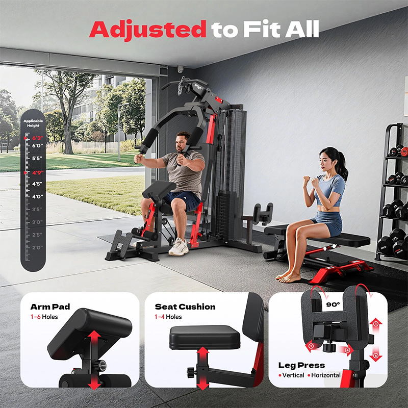 Pooboo Home Gym Workout Equipm - Home Gym Full Setup 评论和价格