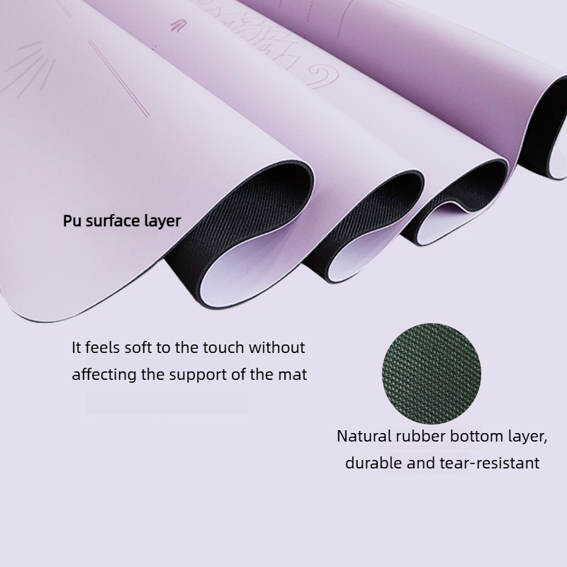 Lezyan PU Natural Rubber Yoga  - Home Gym Yoga Mat 评论和价格