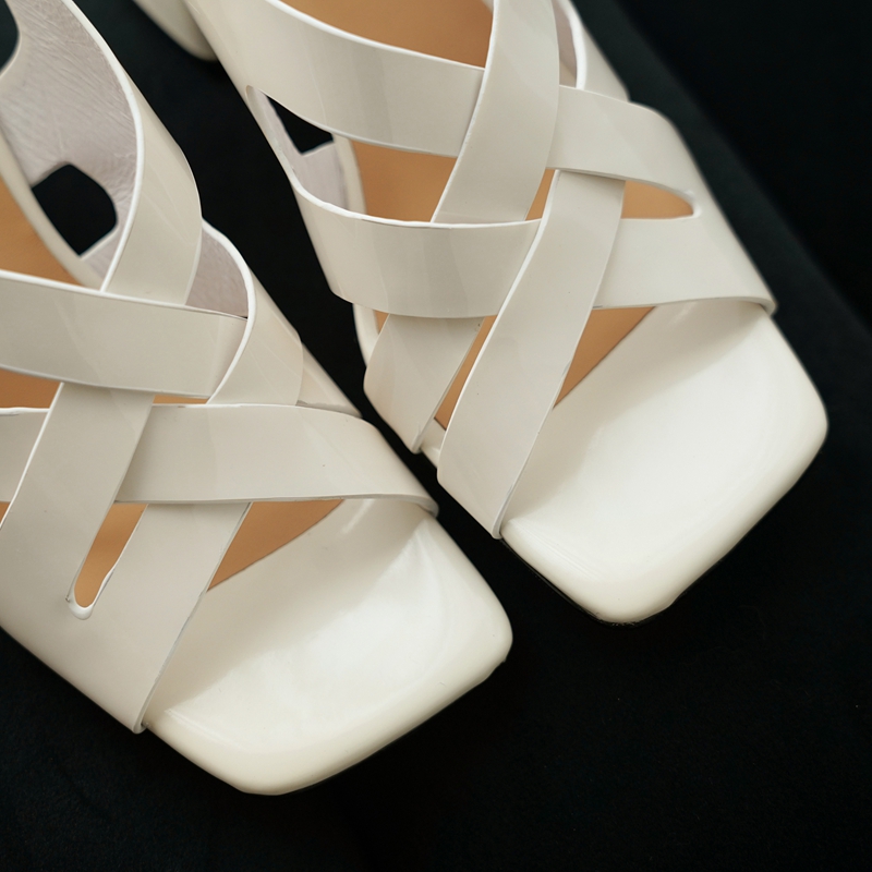 Women's new summer genuine lea - Ankle Strap Attachment 评论和价格